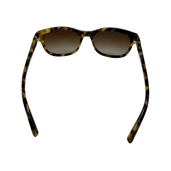 Tory Burch Sunglasses & Case Square Spotty Brown Tortoise Shell Frames TY7044 - Picture 5 of 9